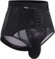 Men's Tummy Control Shapewear Slimmming Girdle Waist Trainer Lace Briefs